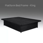 King Size Platform Bed Frame | Agh Supply