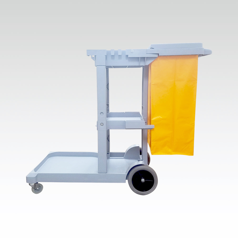 Multifunction Cleaning Cart With 25 Gallon Vinyl Bag