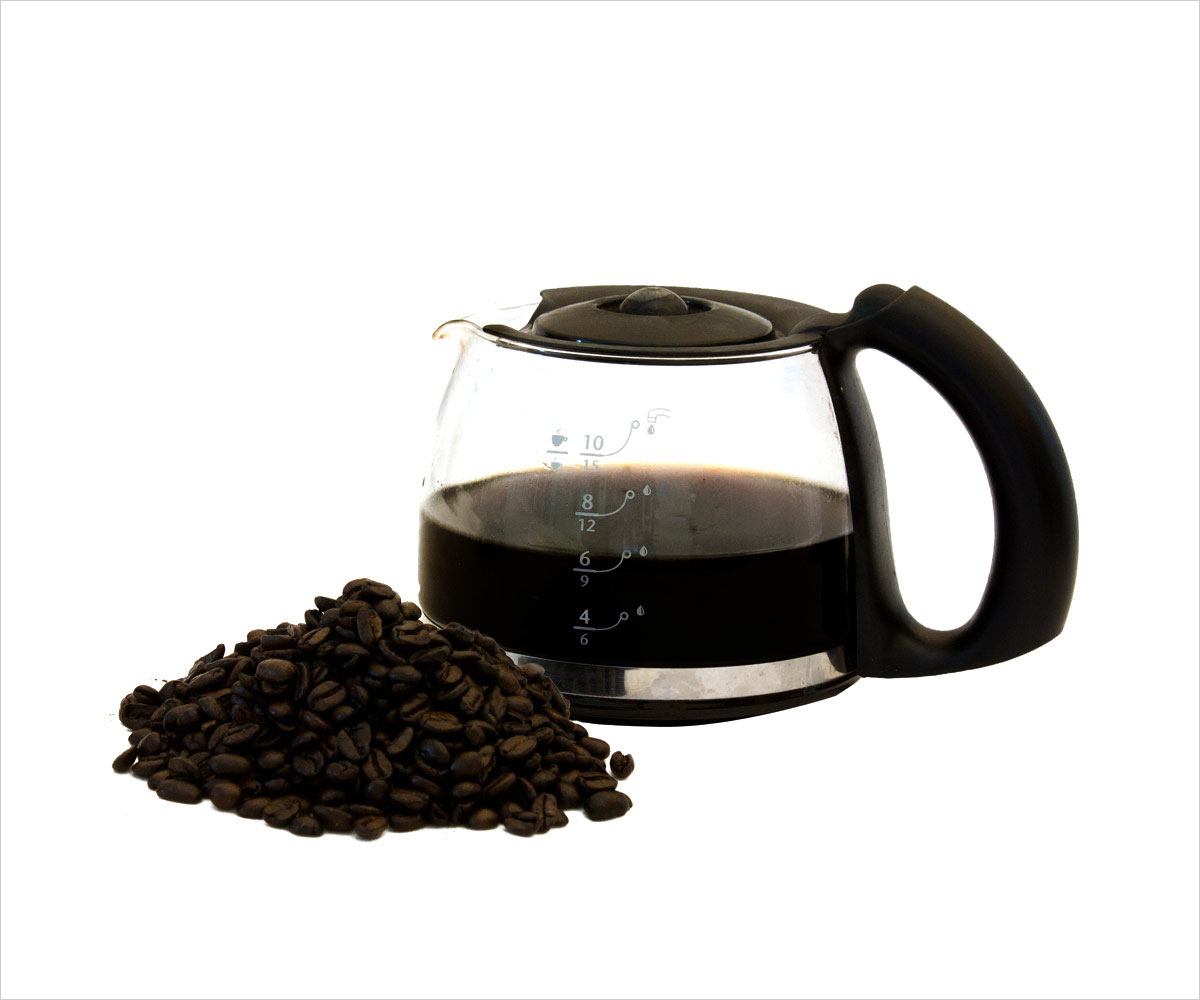 Coffee Carafe Glass with Cap, Universal for 4-6 Cups - 6 pcs/case