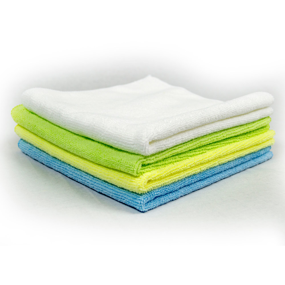 Microfiber Towels, 16"x16"-50g, Yellow Color