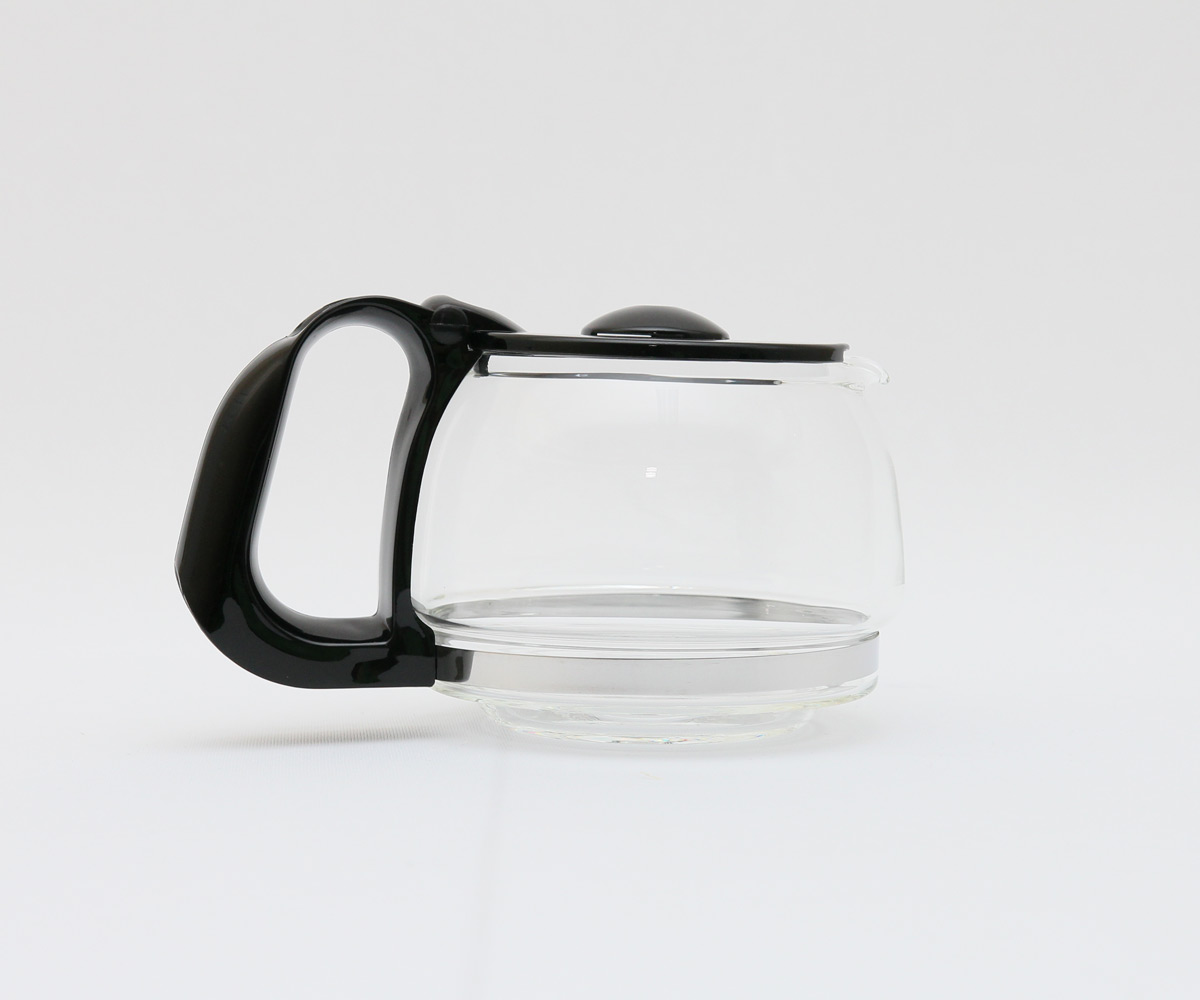 Coffee Carafe Glass with Cap, Universal for 4-6 Cups - 6 pcs/case