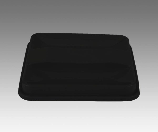 Ice Bucket Lids, Square, "BLACK" -6dz per case