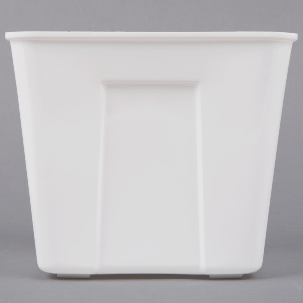 Ice Bucket, 3qt, "WHITE" Square -6dz per case