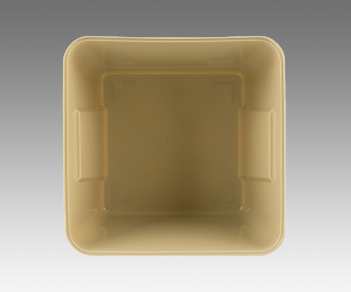 Ice Bucket, 3qt, "BEIGE" Square -6dz per case