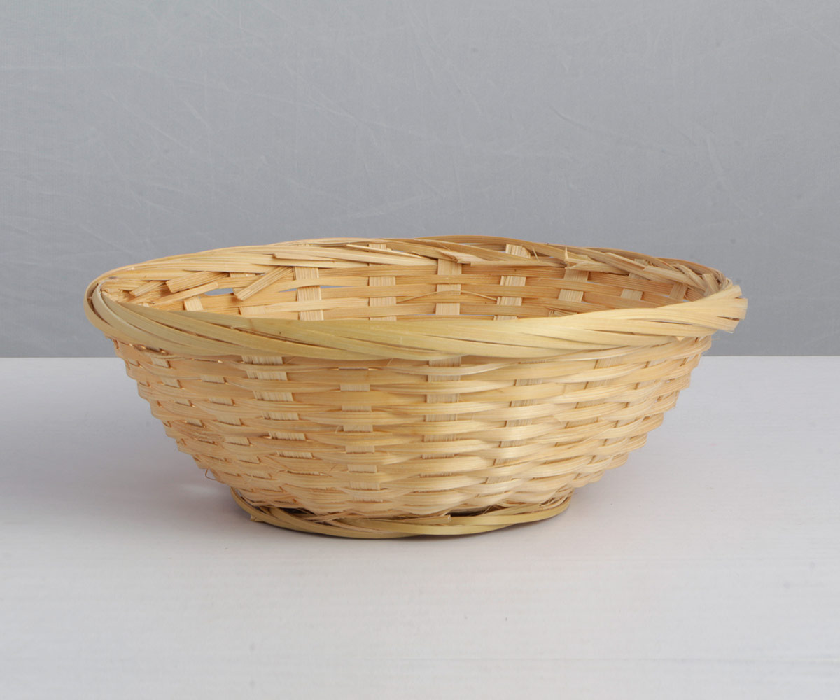 Wicker Basket 6", Round, 25/cs