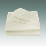 60" x 80" x 14" -Queen Fitted Sheets, T200, Bone -2dz/cs