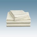 54" x 80" x 14" -Full Fitted Sheets, T200, Bone -2dz/cs