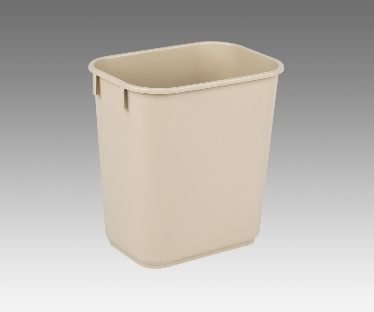 Waste Basket, Fire Retardant, 28qt, "BEIGE"