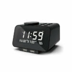 WakeX Alarm Clock Radio, Indoor Temperature Display, High-Quality Speaker, Adjustable Brightness Dimmer – Roomwell UK